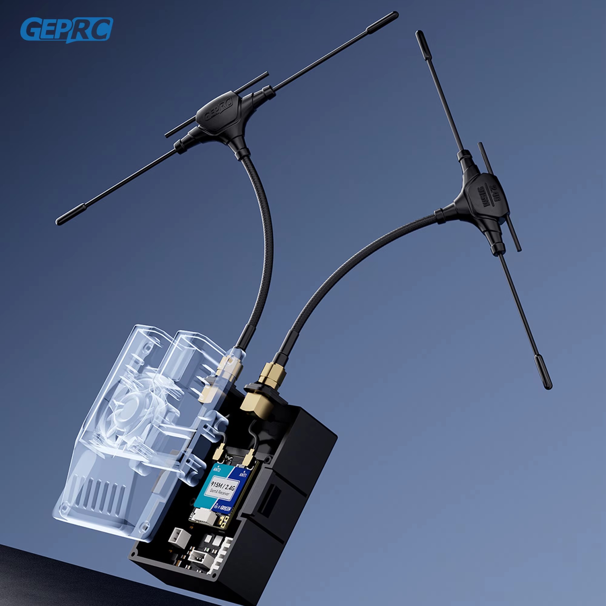 Fpv Drone Quadcopter - GEPRC ELRS 915M/2,4G Gemini Xrossband Empfänger