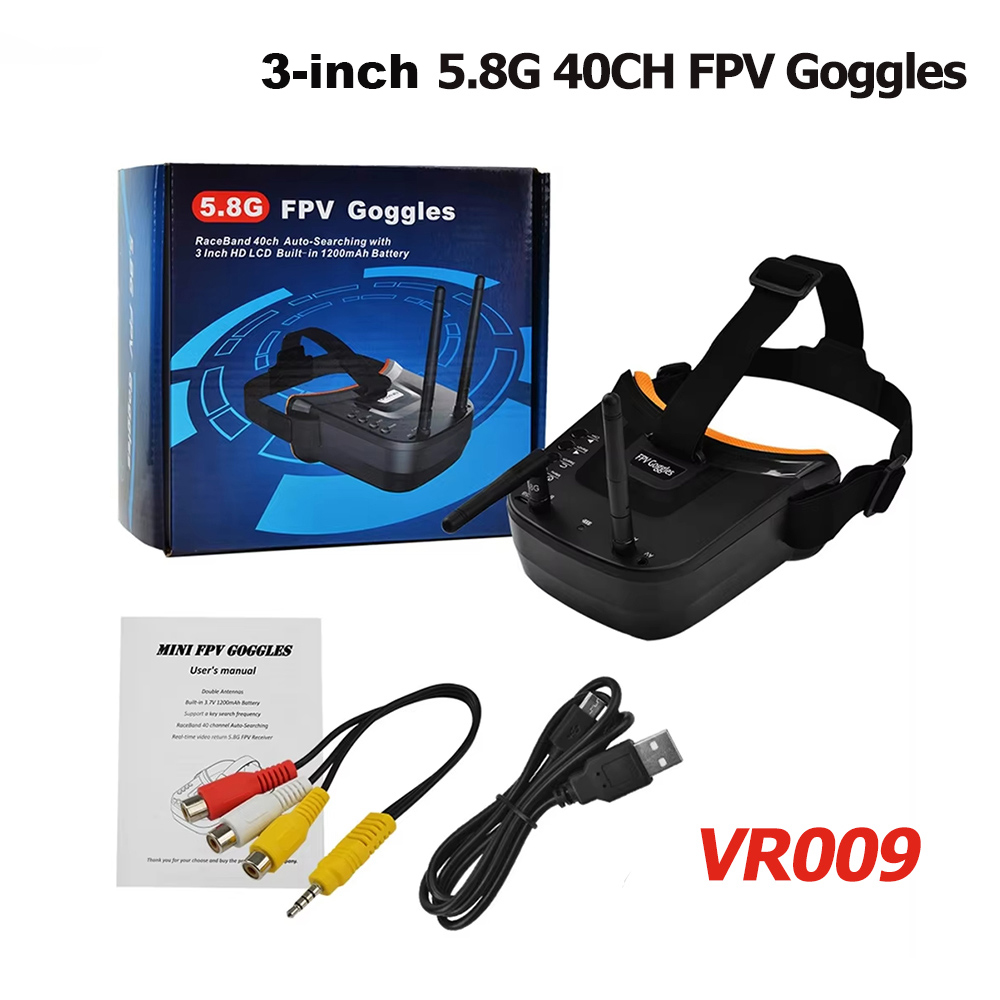 Fpv Drone Antenna - VR009 FPV-Videobrille, 3 Zoll, 480 x