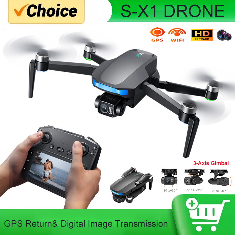 S-X1 MAX GPS-Drohne mit 3-Achs – Fpv Drone Charger Bewertung und Preis