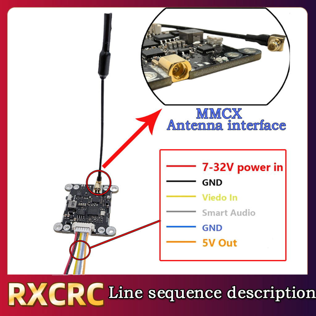 RXCRC 5,8G Modul 48CH 1,6 W VT – Fpv Drone Transmitter Bewertung und Preis